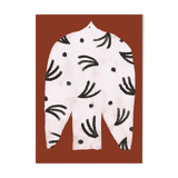 Wall poster with white bird