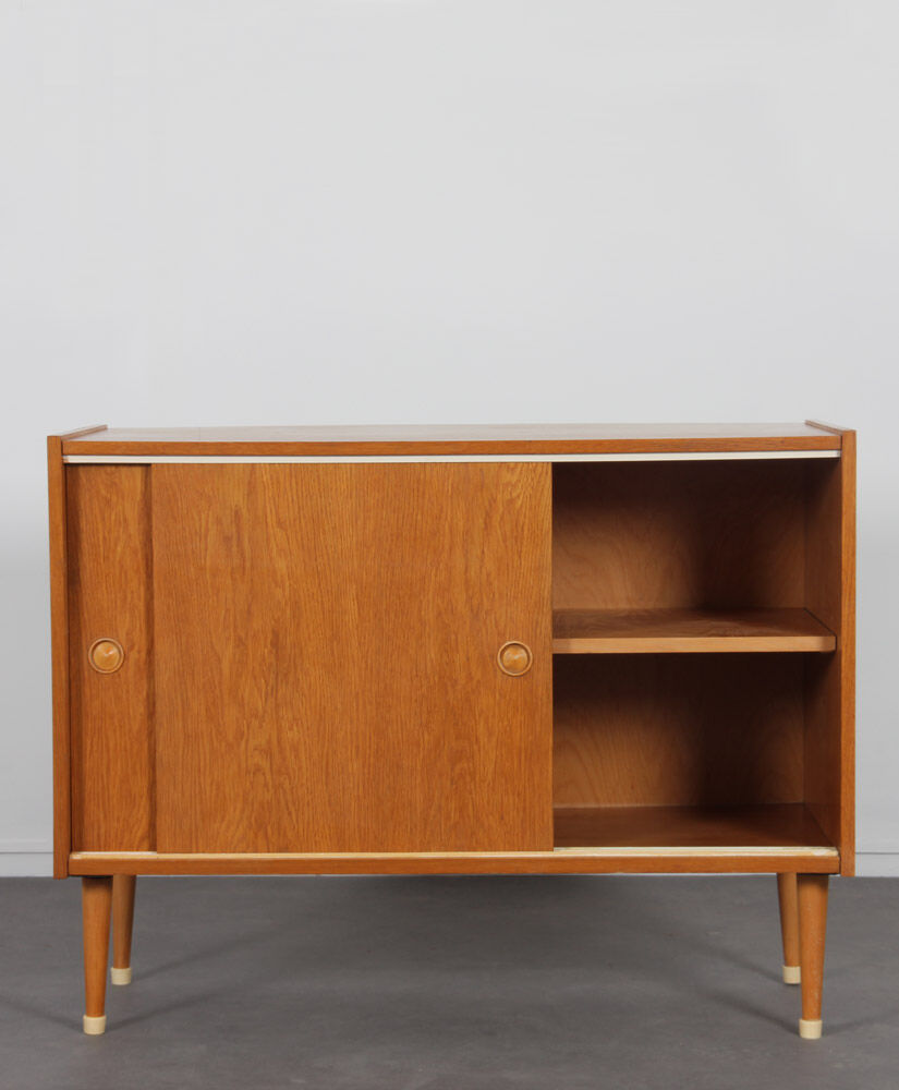 Vintage oak commodus by Drevozpracujici zavody, circa 1970