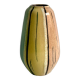 Pottery vase in pastel colors, 1970s