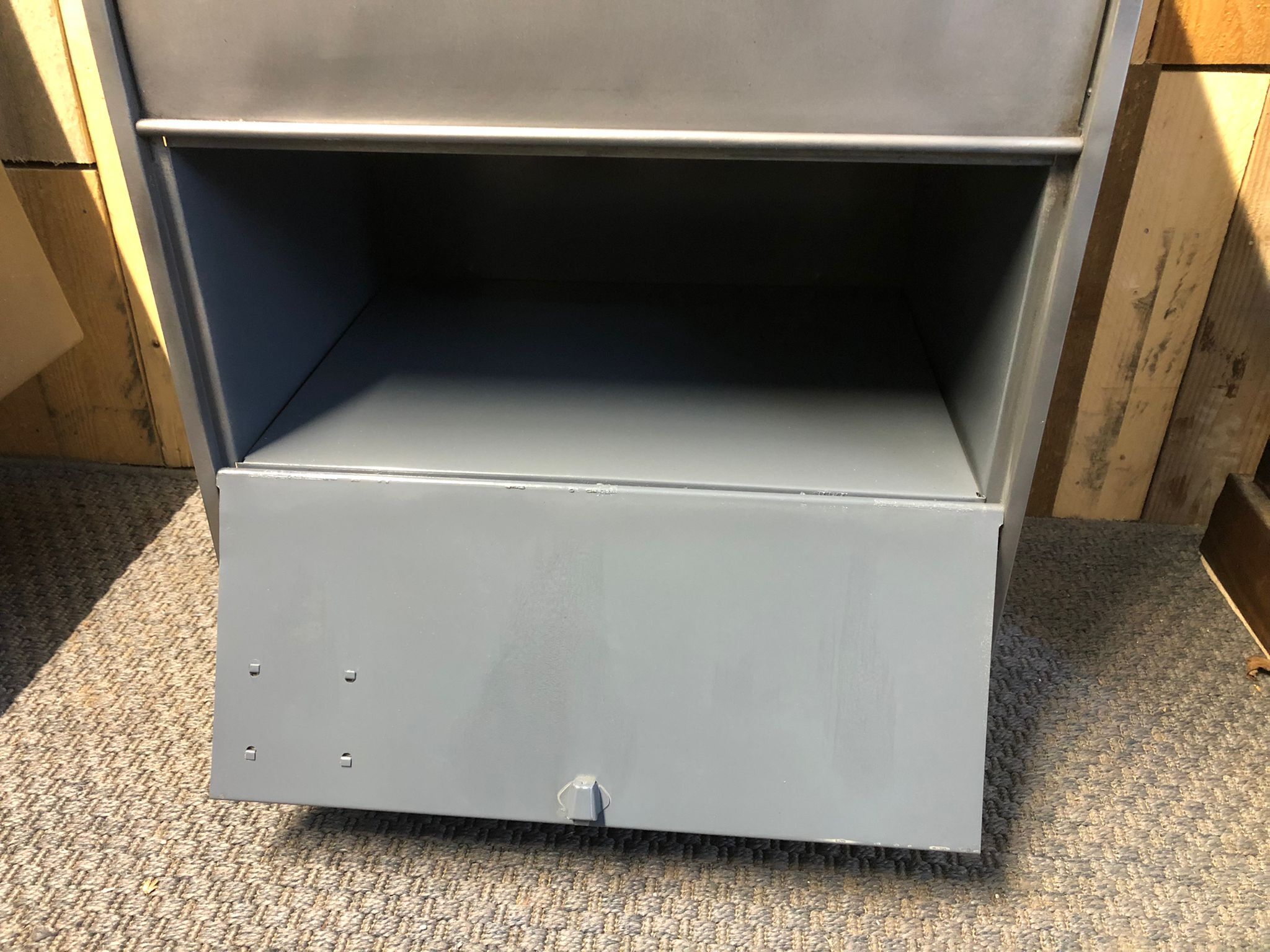 Storage valve cabinet Atal industrial shoe, metal wood