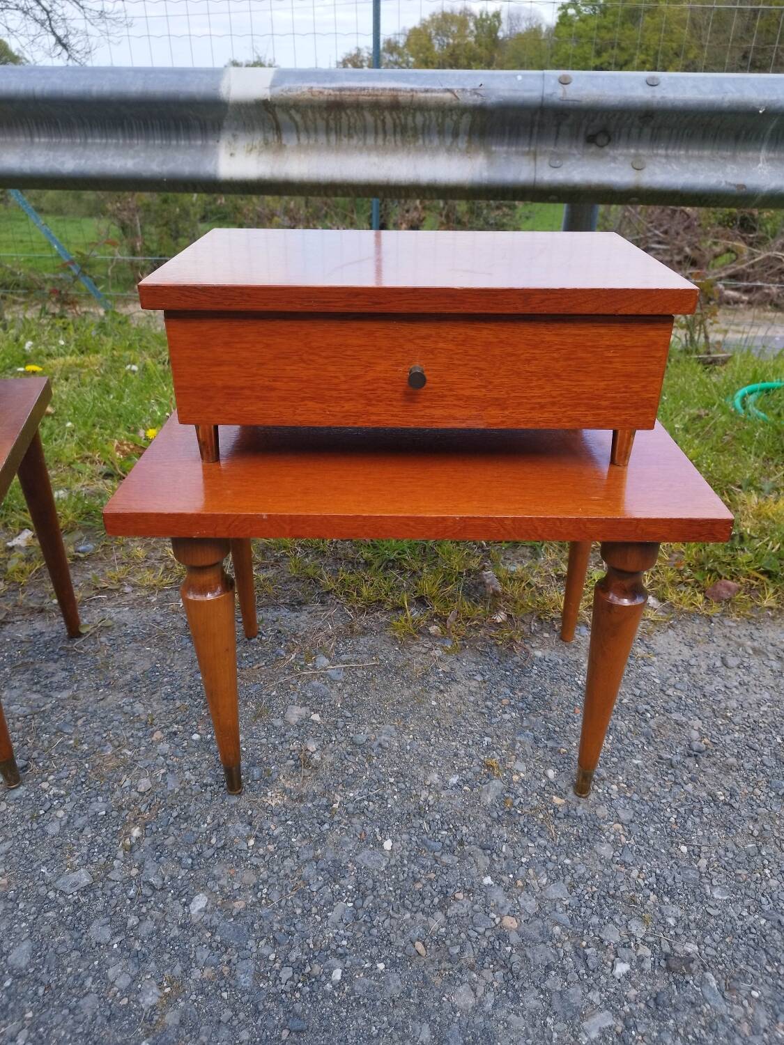 Pair of vintage bedside tables 50/60