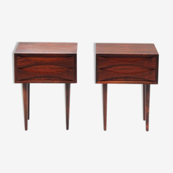 Bedside pair of tables by Arne Vodder for NC Møbler, 1960s