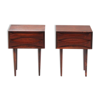 Bedside pair of tables by Arne Vodder for NC Møbler, 1960s