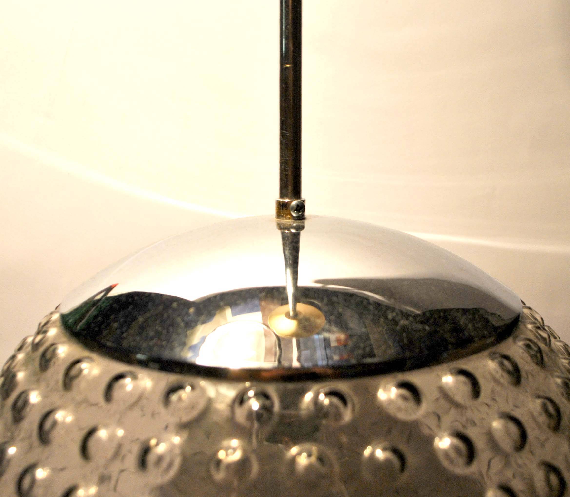 Glass ball lamp Suspension Design 1970 Rolf Krüger and Motoko Ishi Edition STAFF Lights
