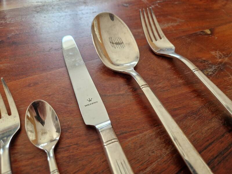 Wilkens - Set the table model Diamond in silver-plated metal Royal Design