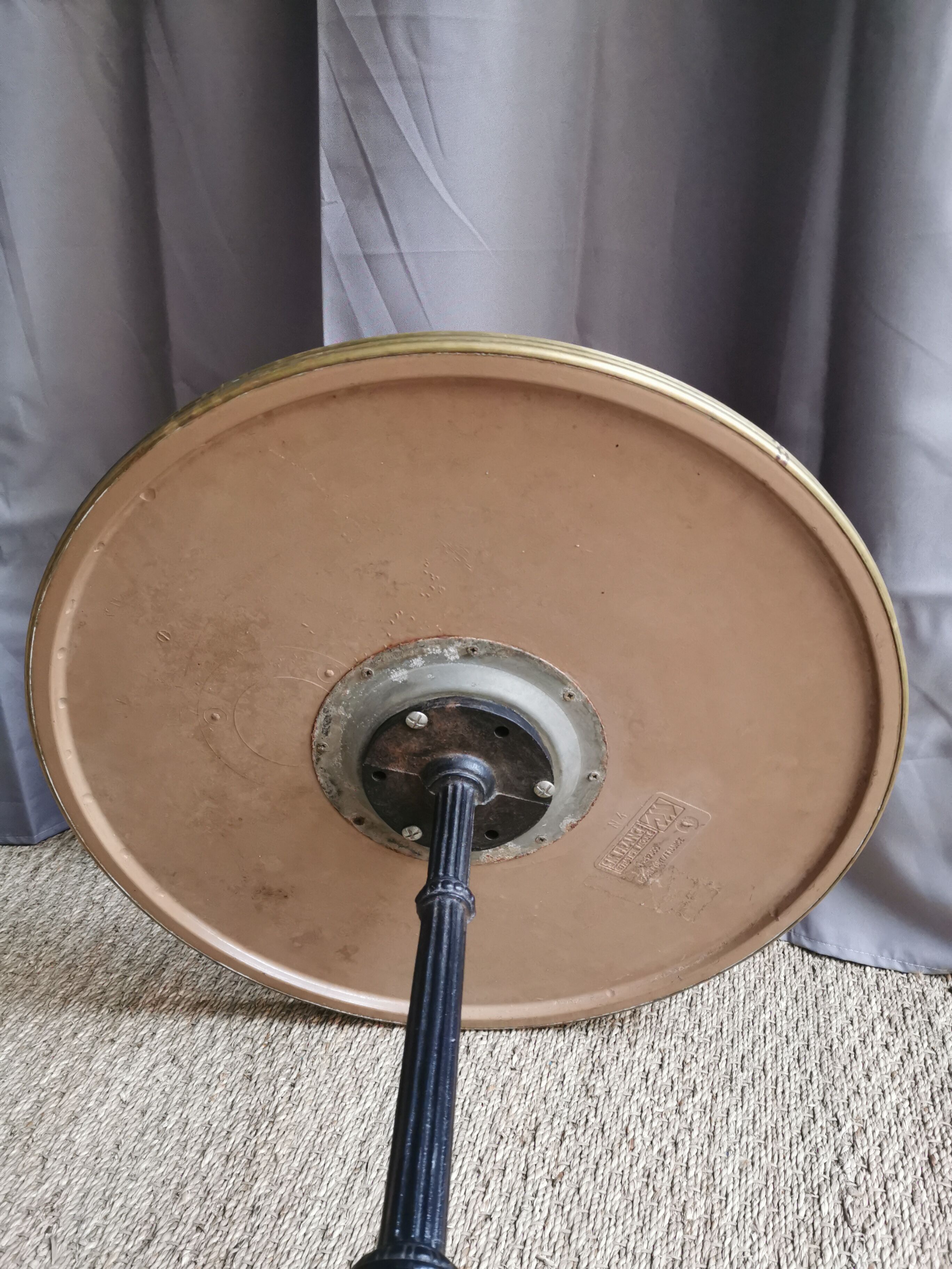 Bistro gueridon "white vein plateau"