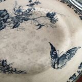 Ironstone plate Sarreguemines U&C "Carmen"