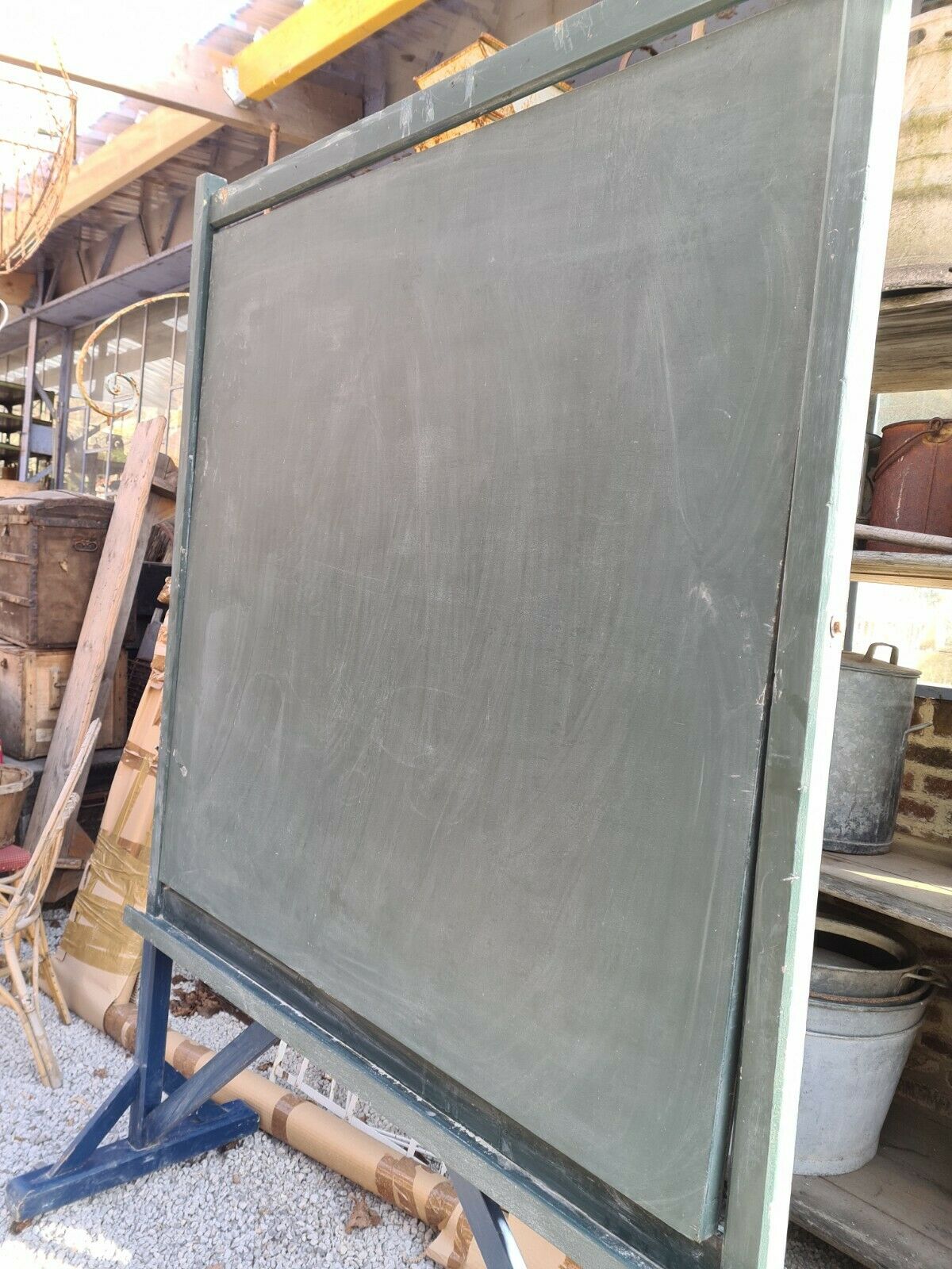 Double-sided wooden school board