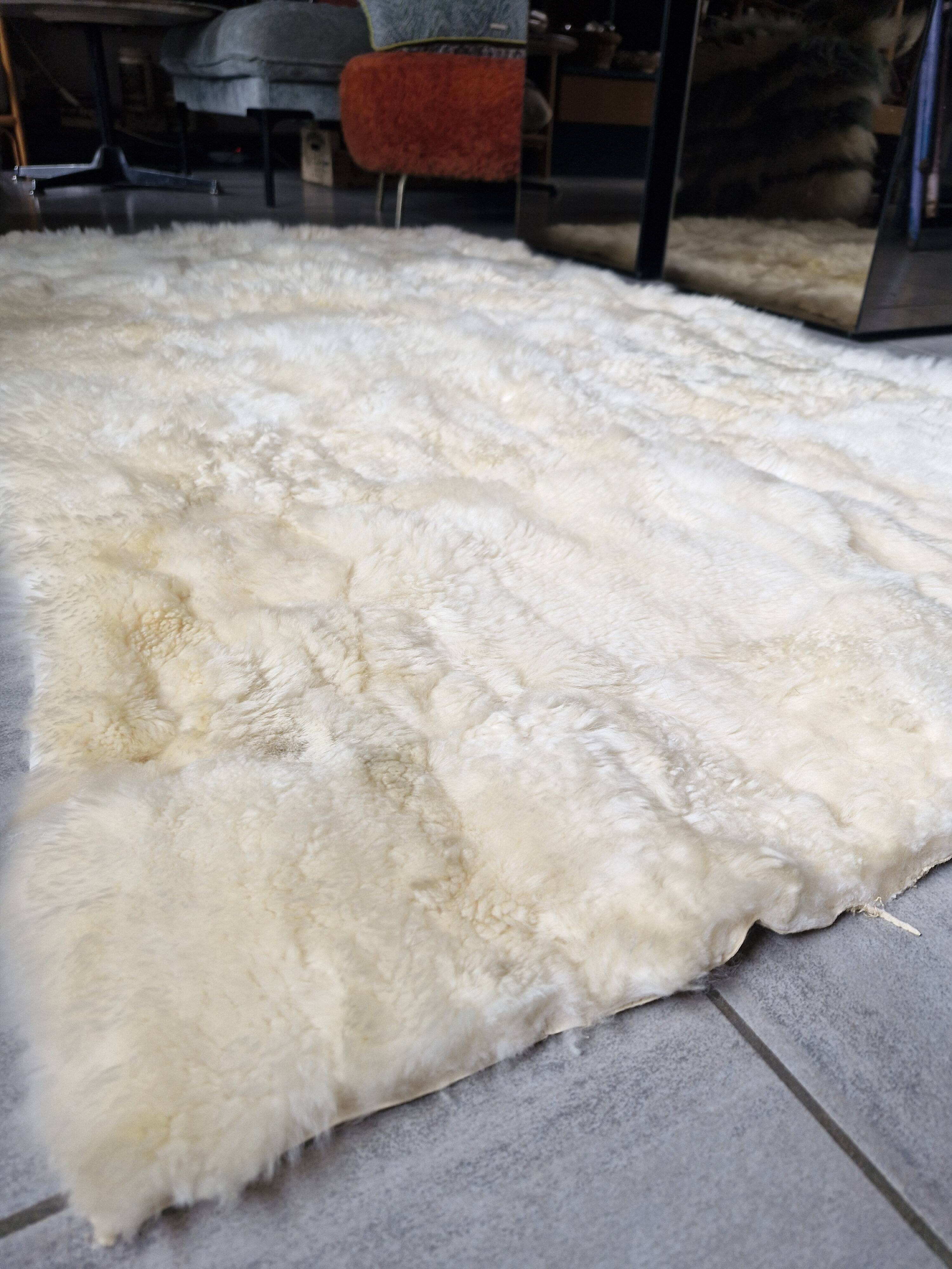 Tapis en peau de mouton Néo-zélandais