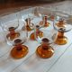8 verres à pied à vin/eau vintage