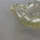 Murano Glass "Gold Dust Bubble" Bowl Element Shell Ashtray Murano, Italy, 1970s