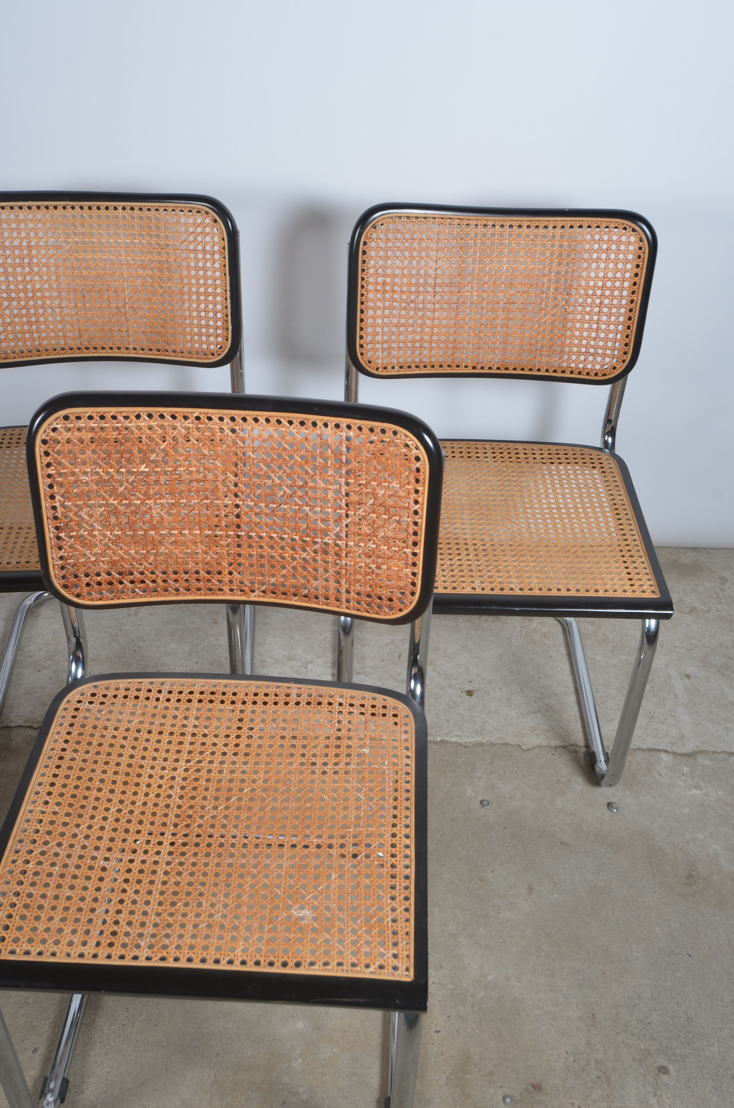 Chairs Cesca B32 by Marcel Breuer