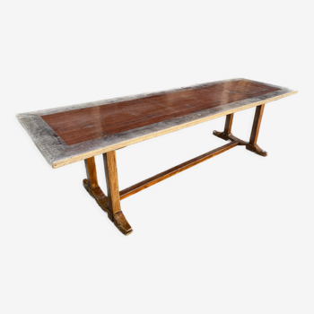 Mahogany colonial farmhouse table