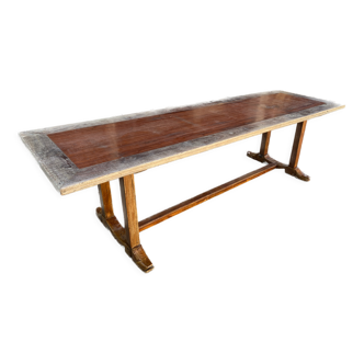 Mahogany colonial farmhouse table