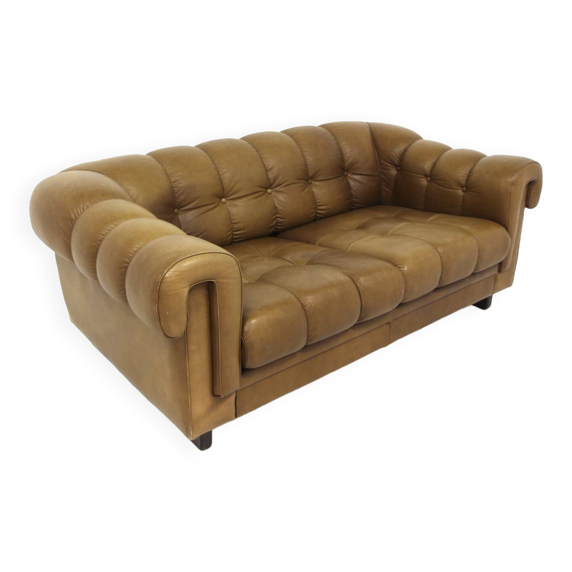 Vintage leather sofa, Sweden, 1990s