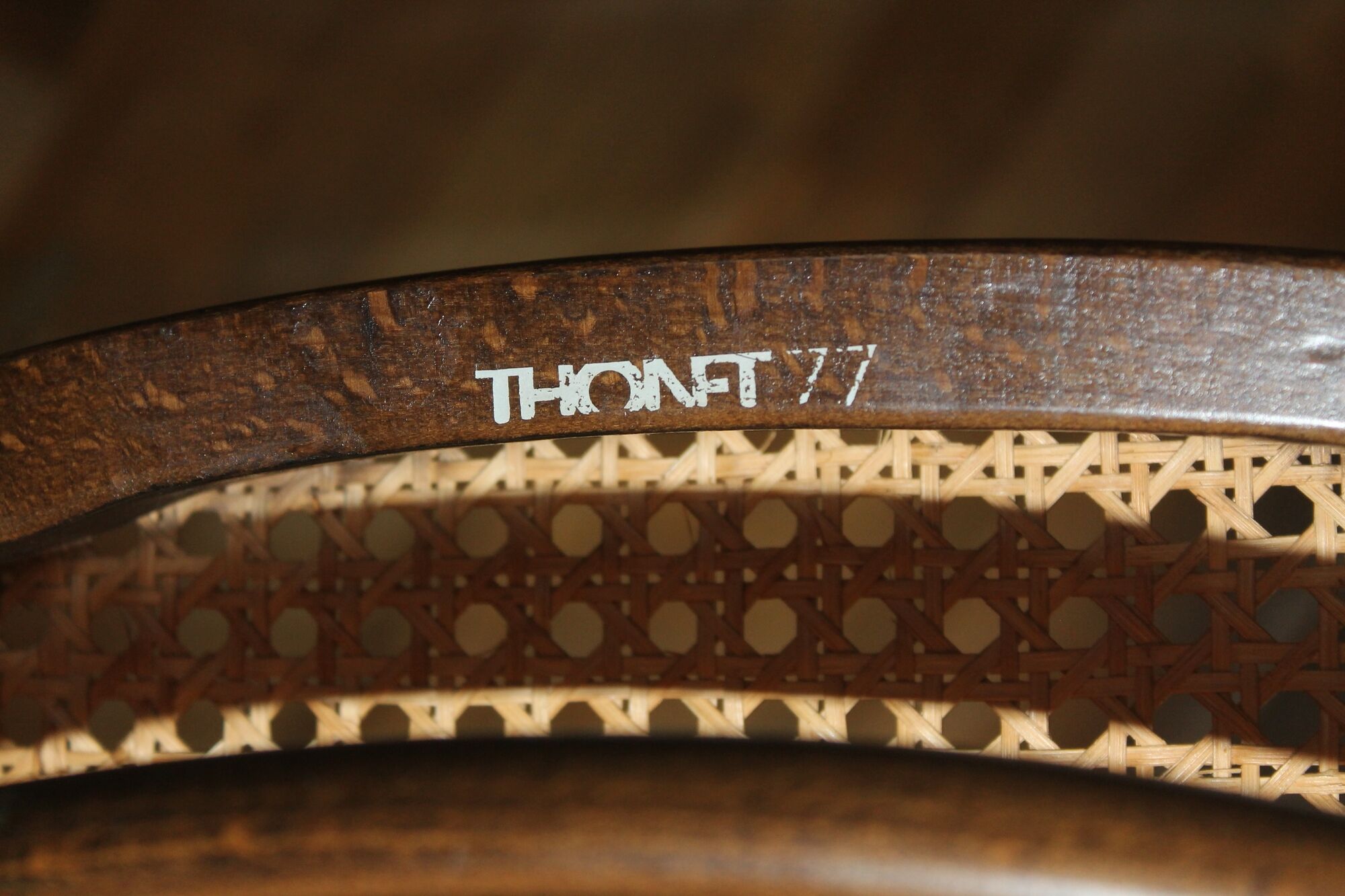 Lot of 4 thonet chairs no. 17 of the 70s