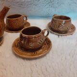 Vintage mini cups and mini teapot set