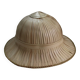 Colonial hat made of rattan and plant fibers - vintage