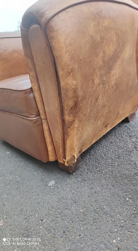 Pair of leather club shoes circa 1930/40