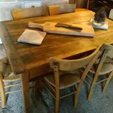 Bresse farmhouse table in walnut