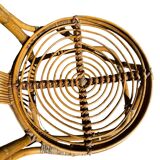 Bamboo and Rattan Chair by Dirk Van Sliedregt for Rohe Noordwolde