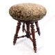 Vintage piano stool
