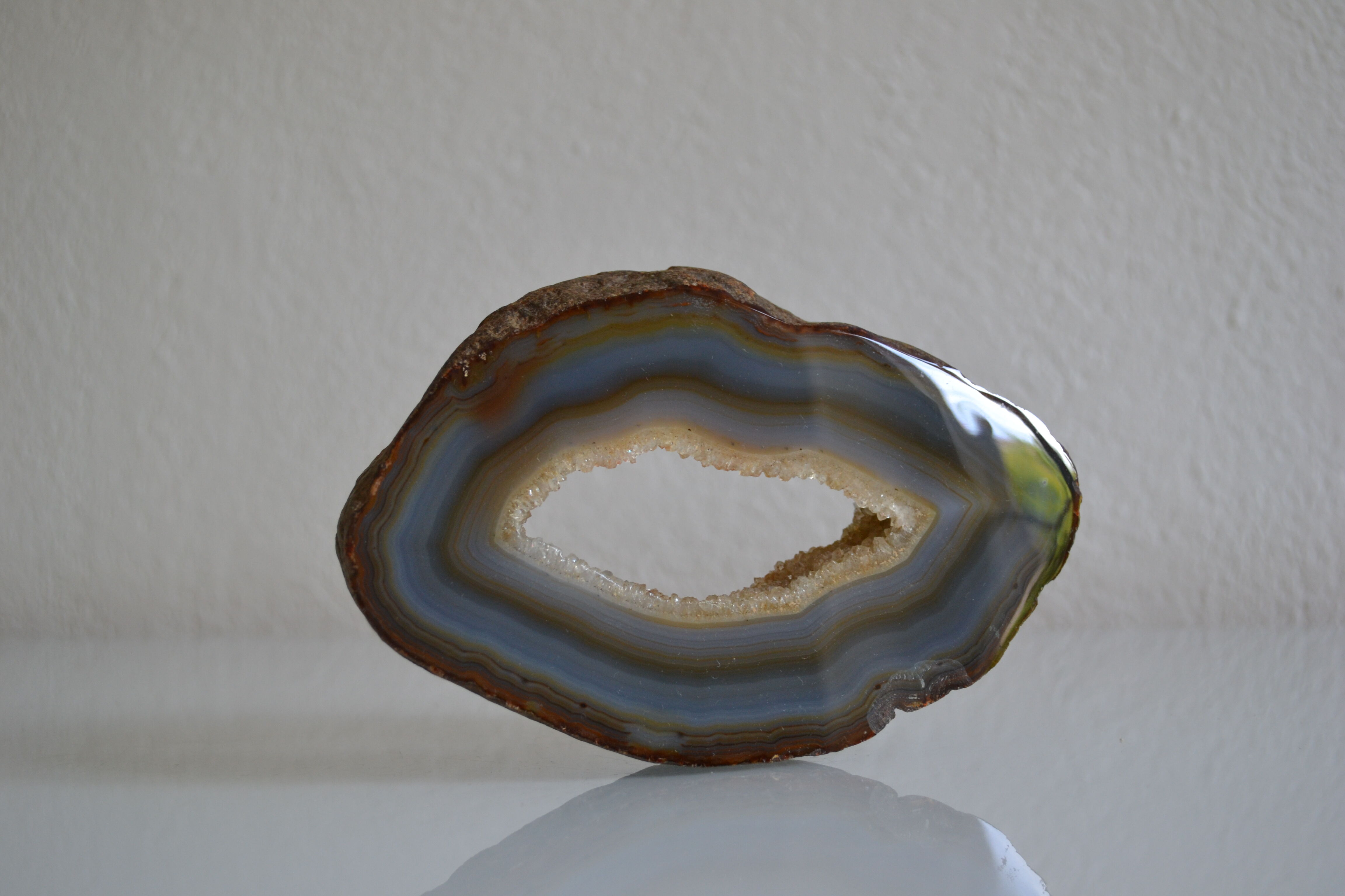 Agate paperweight