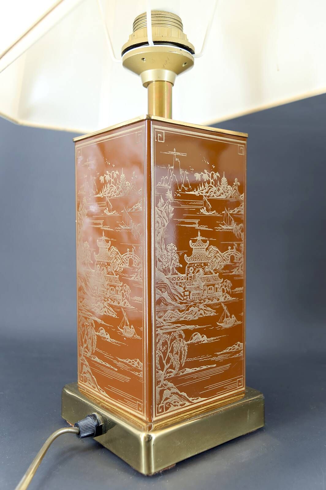 Pair of Chinese and Japanese Style Lamps