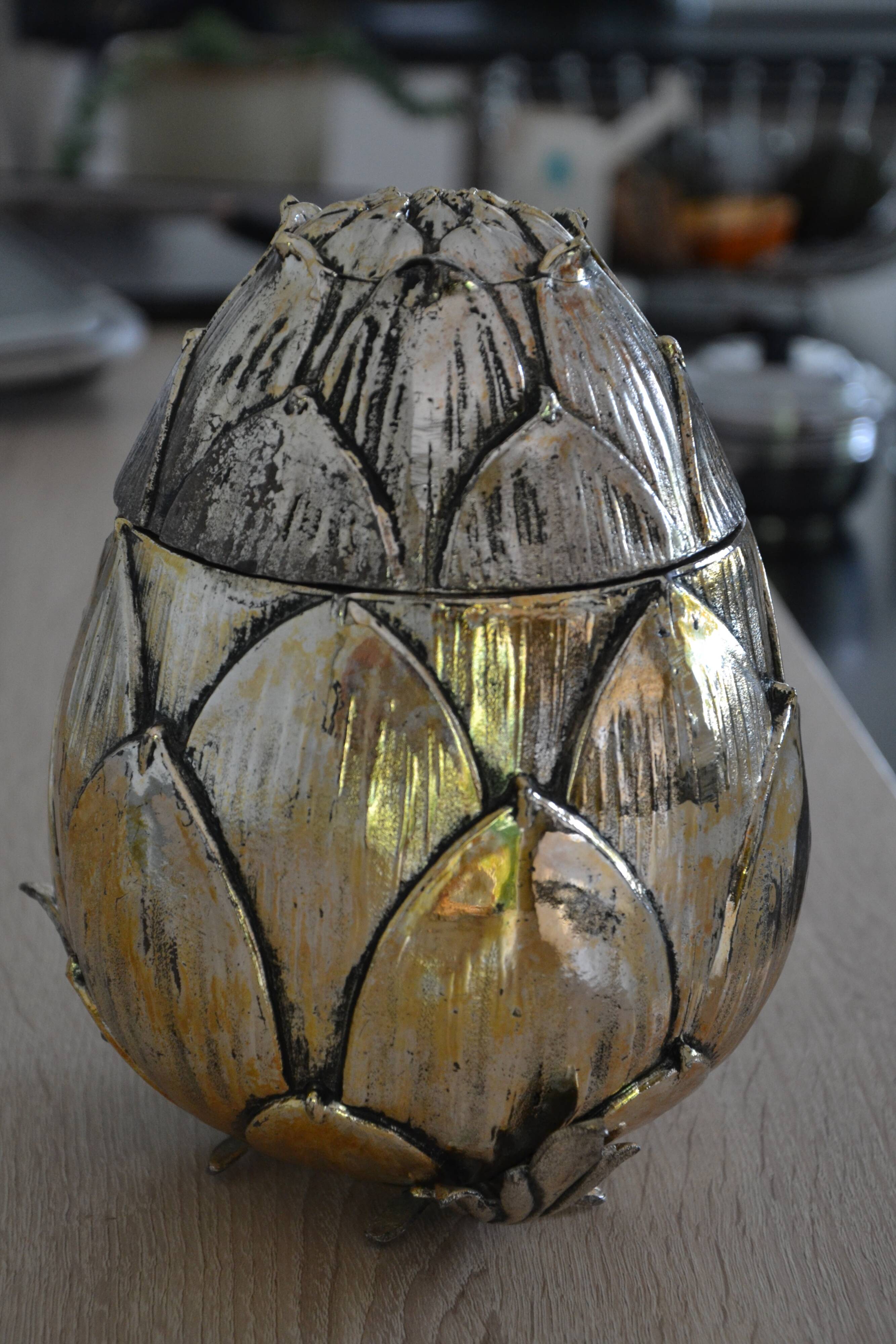 "Artichoke" ice bucket by Mauro Manetti
