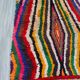 Boucherouite vintage Moroccan rug, Azilal berber area rug