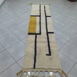 Handmade Berber hallway rug size 75x300 cm