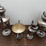 Silver-plated tea and coffee service from the Art Nouveau period