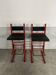 Set of 2 modular stools Errebi Italy from 1980 vintage