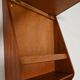 Scandinavian teak wall mirror with storage compartment, 1960s