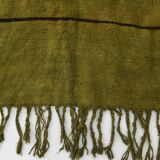 5x7 Shades Of Green Vintage Kilim Rug, 143x220Cm