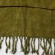 Tapis Kilim vintage 5x7 nuances de vert, 143x220 cm