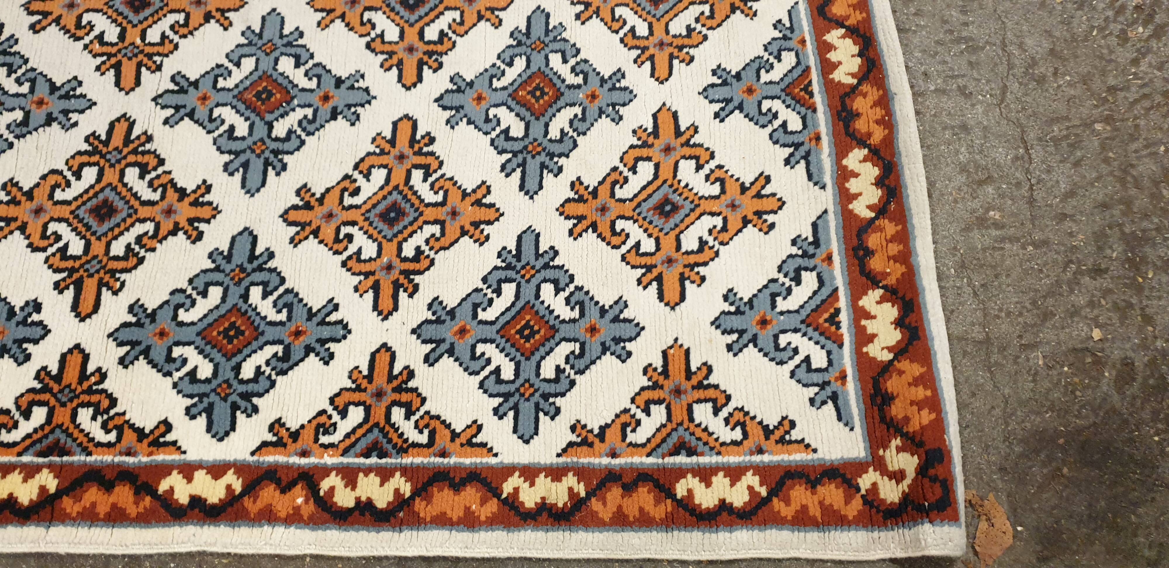 Anatolian oriental wool velvet rug