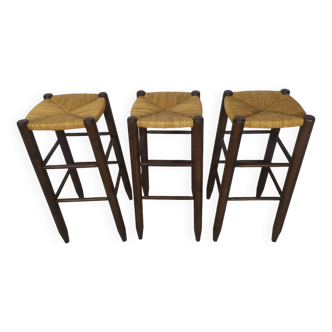 3 tabourets bar chalet