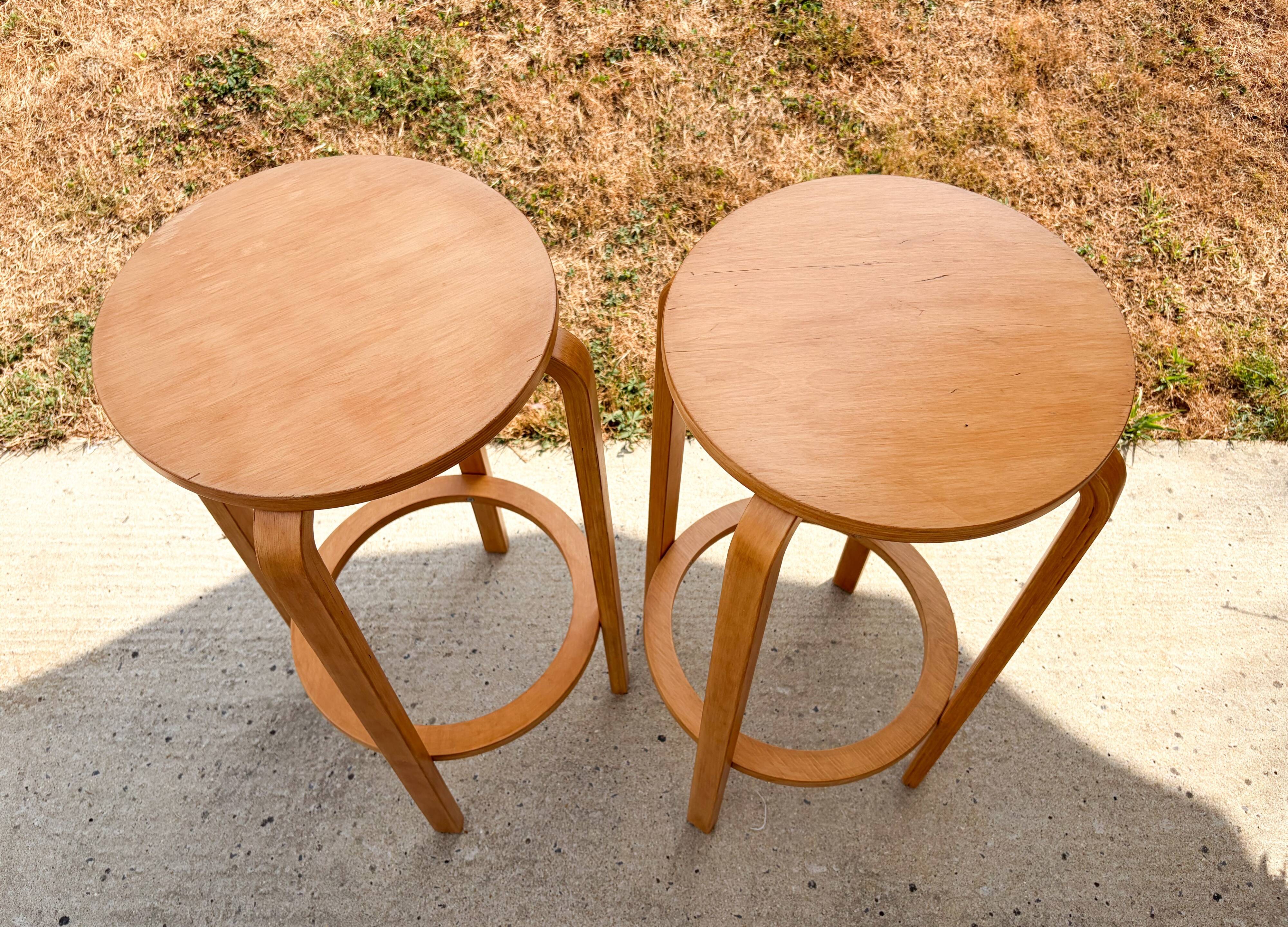 Pair of high stools, Frosta, IKEA, 1980s/90s