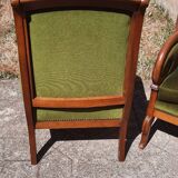 Pair of bergère armchairs