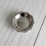 Silver-plated metal butter dish Coquillor