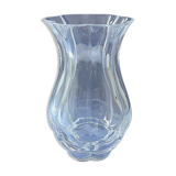 Polylobed vase in colorless crystal from Sèvres