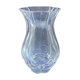 Polylobed vase in colorless crystal from Sèvres