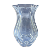 Vase polylobé en cristal incolore de Sèvres