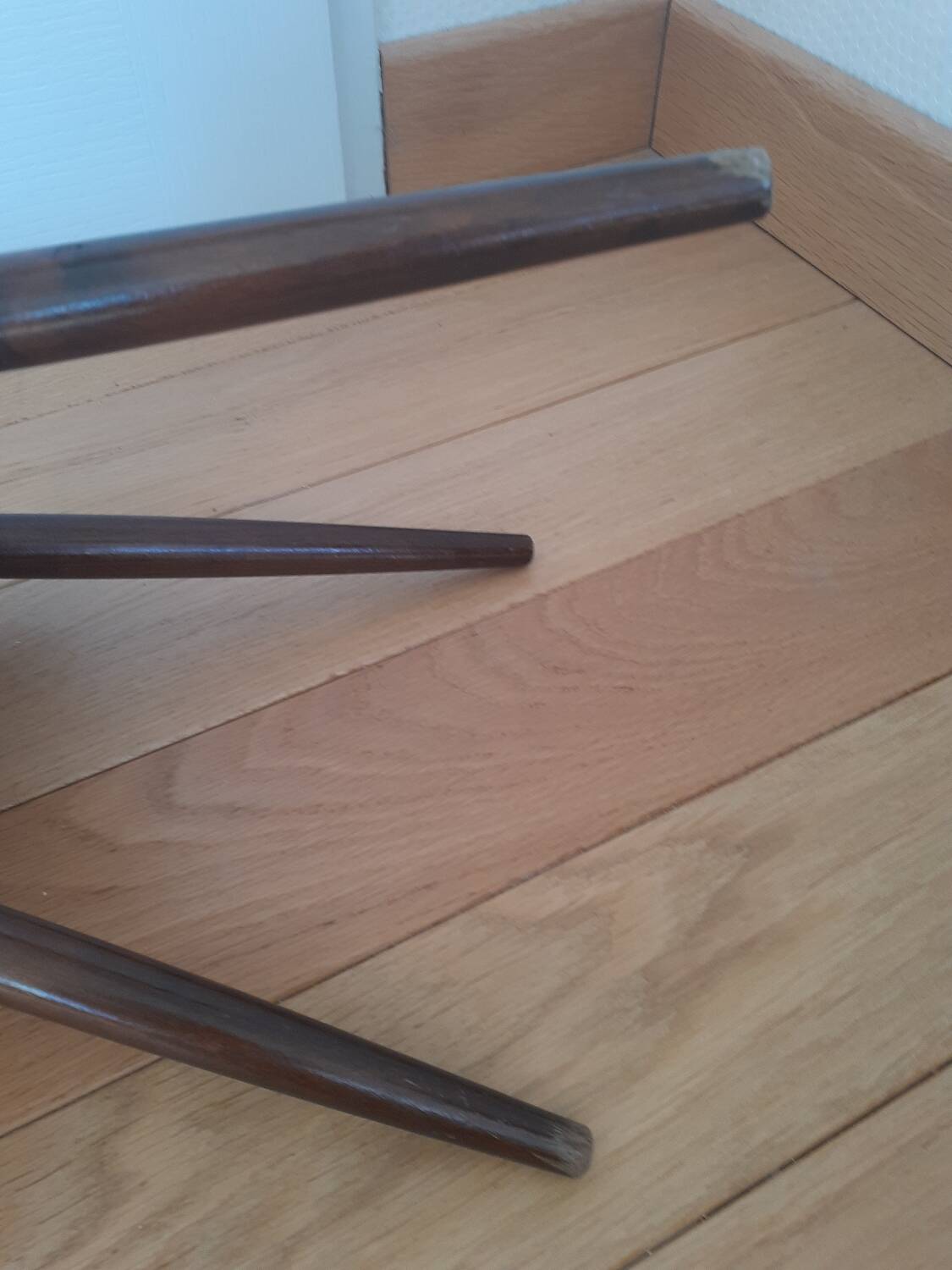 Formica tripod side table