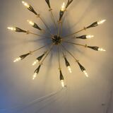 Mid-Century Modern Starburst Ceiling Lamp