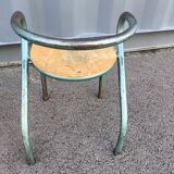 Paire de chaises enfants de bureau ancien