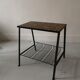 selette side table in ceramic and metal, 1950
