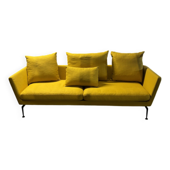 Suita 3-seater sofa with pointed cushions - Vitra