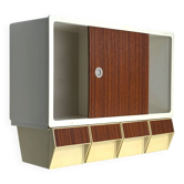 Petit meuble de rangement Curver modèle 004420 plastique Pays-Bas années 70